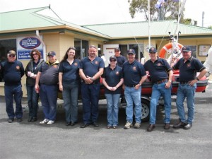 St Helens Marine Rescue Team at open day St Helens Marine Rescue Team at open day
