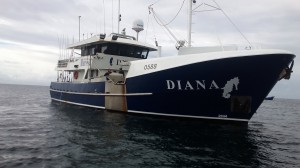 Mure's Diana rescued three men 13 nautical miles NE of Binalong Bay
